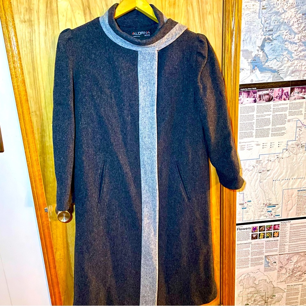 Vintage Alorna wool winter coat